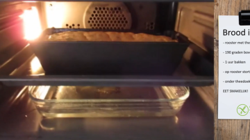 Brood bakken in de oven