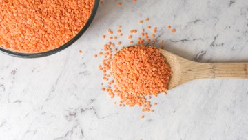 Linzen en sporen van gluten